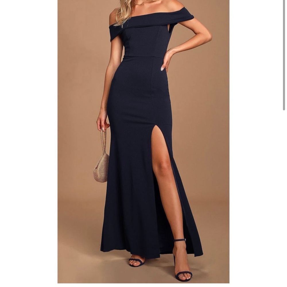 Lulu’s Aveline Maxi Dress - Navy